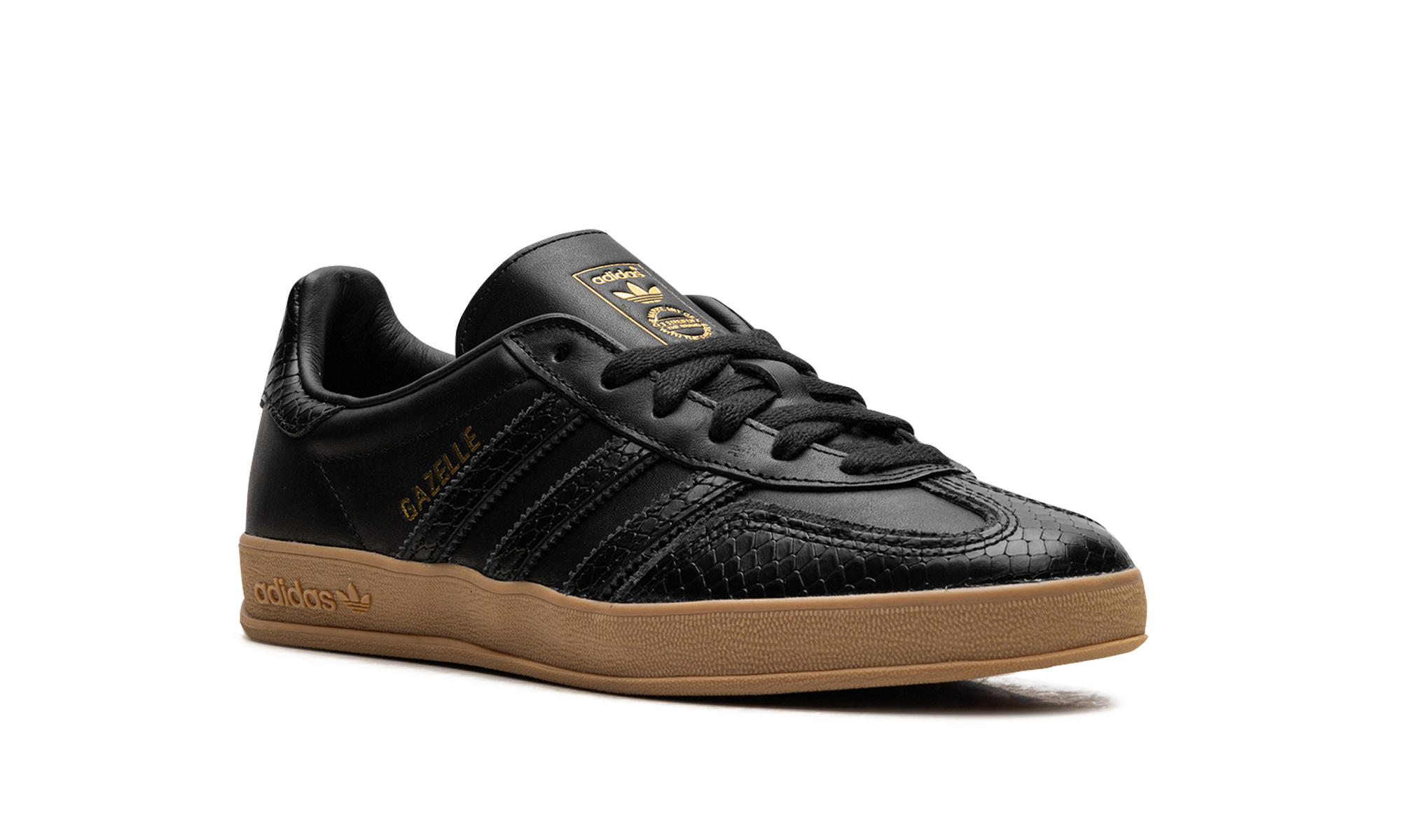 Gazelle Indoor "Core Black Snakeskin"