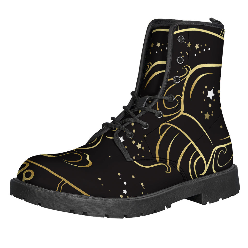 Groovy Aquarius Leather Boots - Perfect for the Free-Spirited Hippie - 1