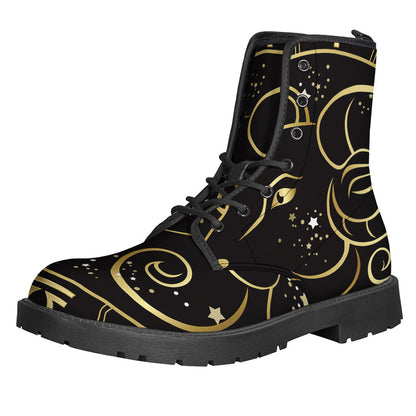 Groovy Aries Leather Boots for Stylish Hippies - 1