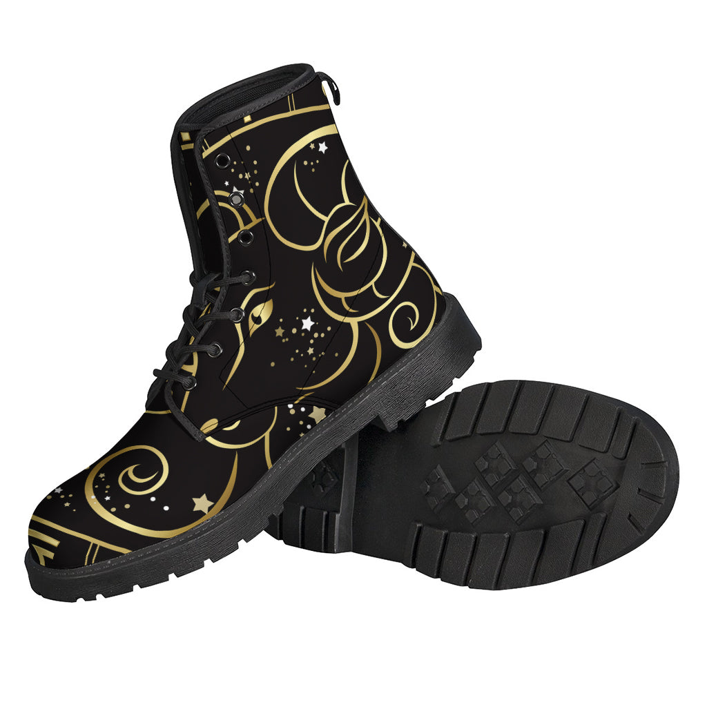 Groovy Aries Leather Boots for Stylish Hippies - 2