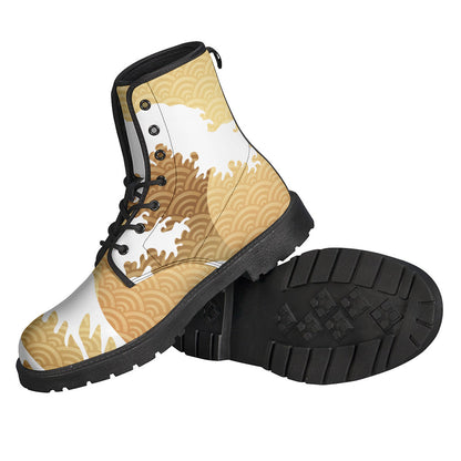 Ride the Waves in Style with Hippies Leather Lightweight Boots - 2