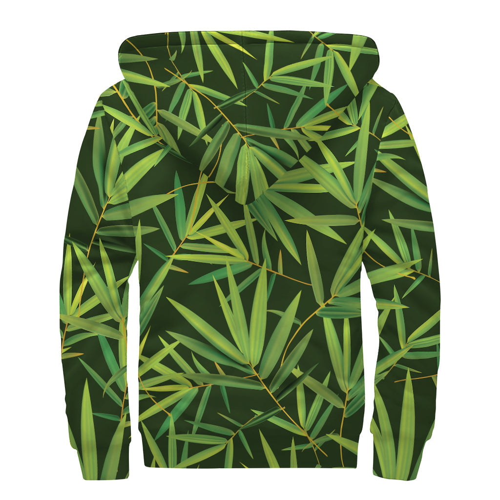 Bamboo Bliss: Sherpa Lined Zip Up Hoodie for the Free-Spirited Hippie - 2