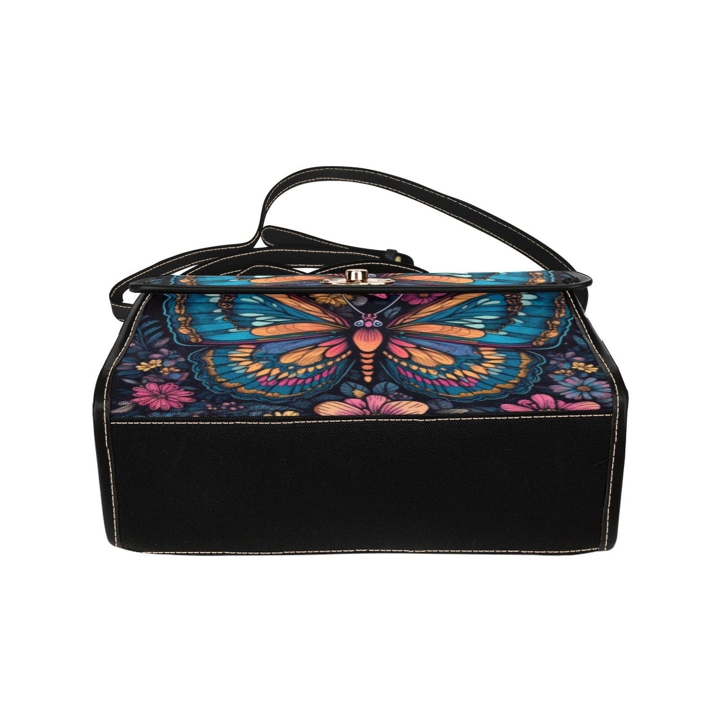 Emerald Blossoms - Magical Butterfly Celestial Satchel Bag For Hippies