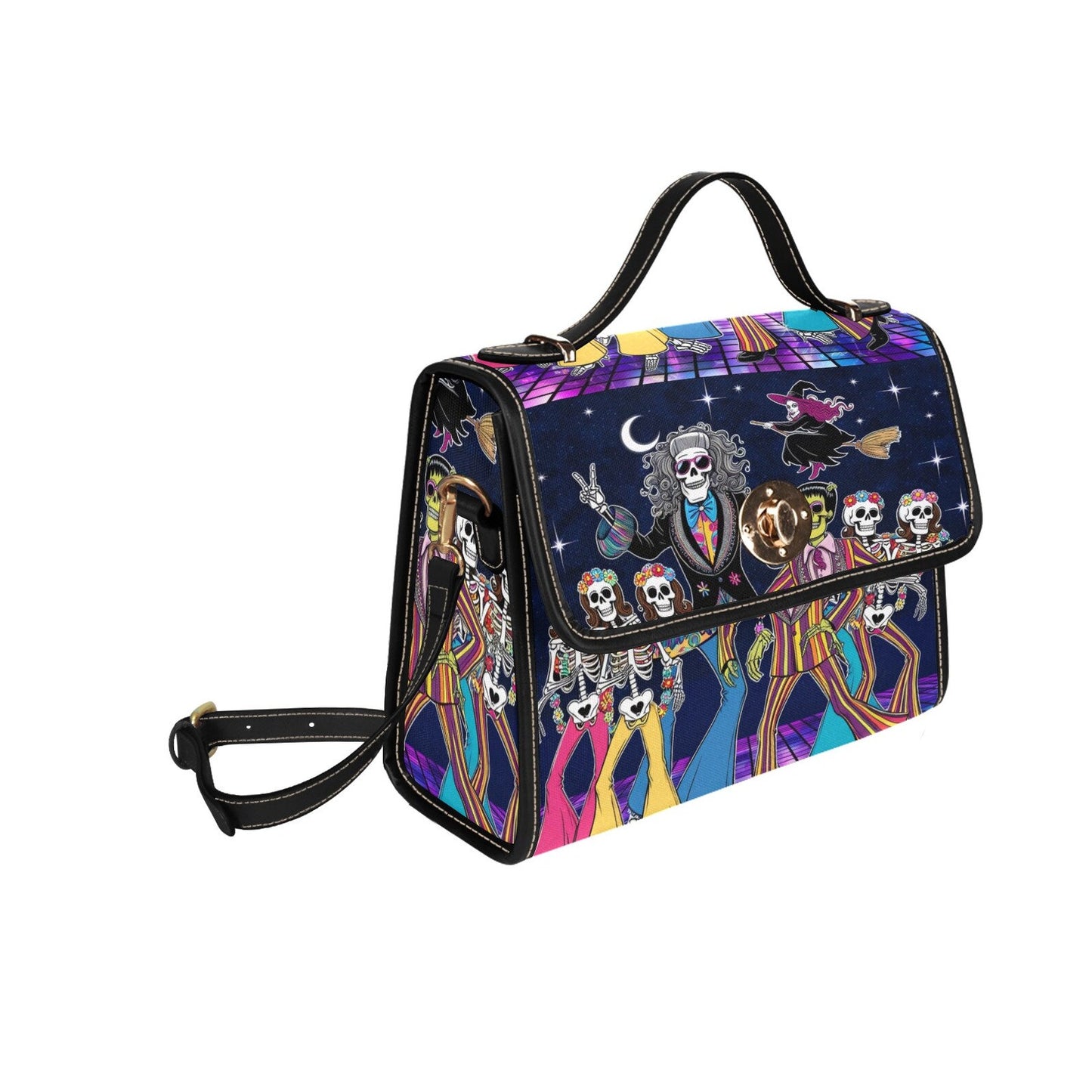 Hippie Flair: Get Your Groove On with the Hippies Satchel Bag