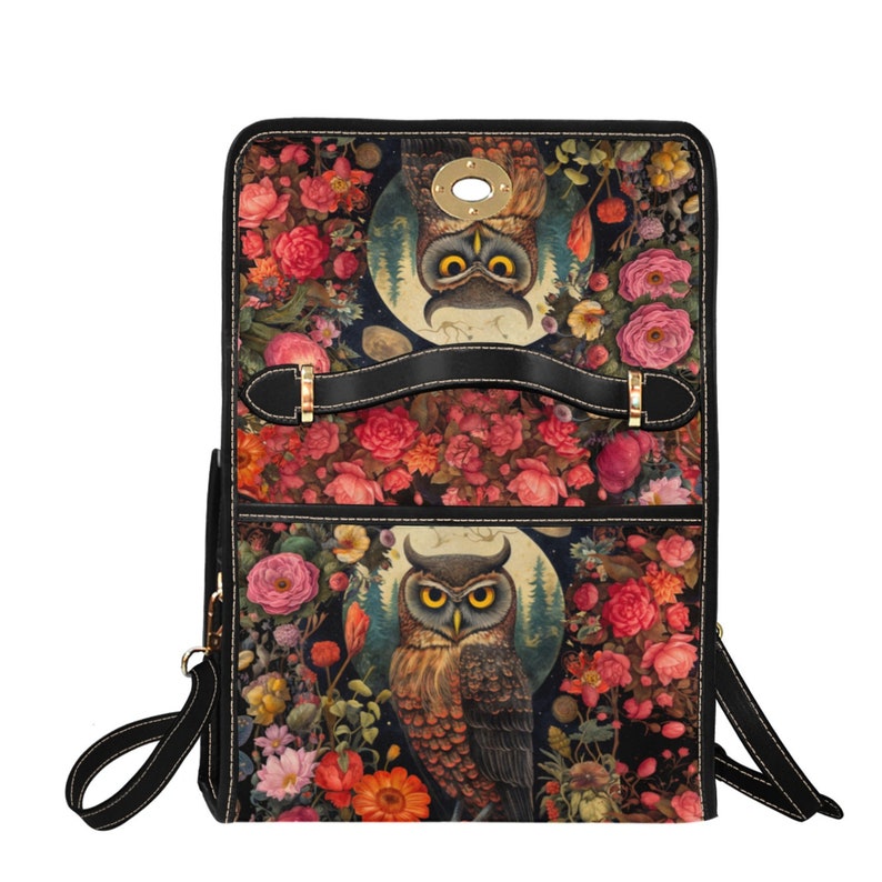 EmeraldBlossoms - Owl Witchy Bag.