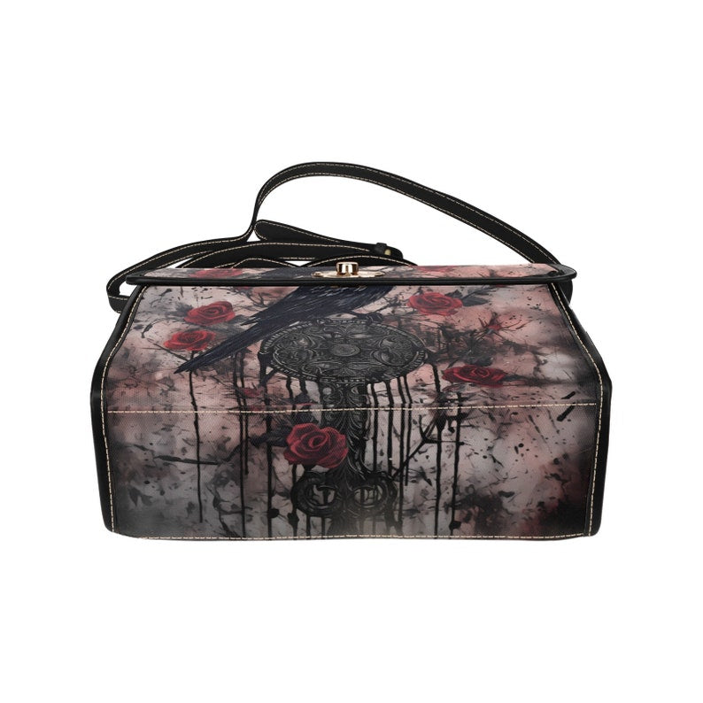 EmeraldBlossoms - Raven Bag Crow Witchy Bag Goth