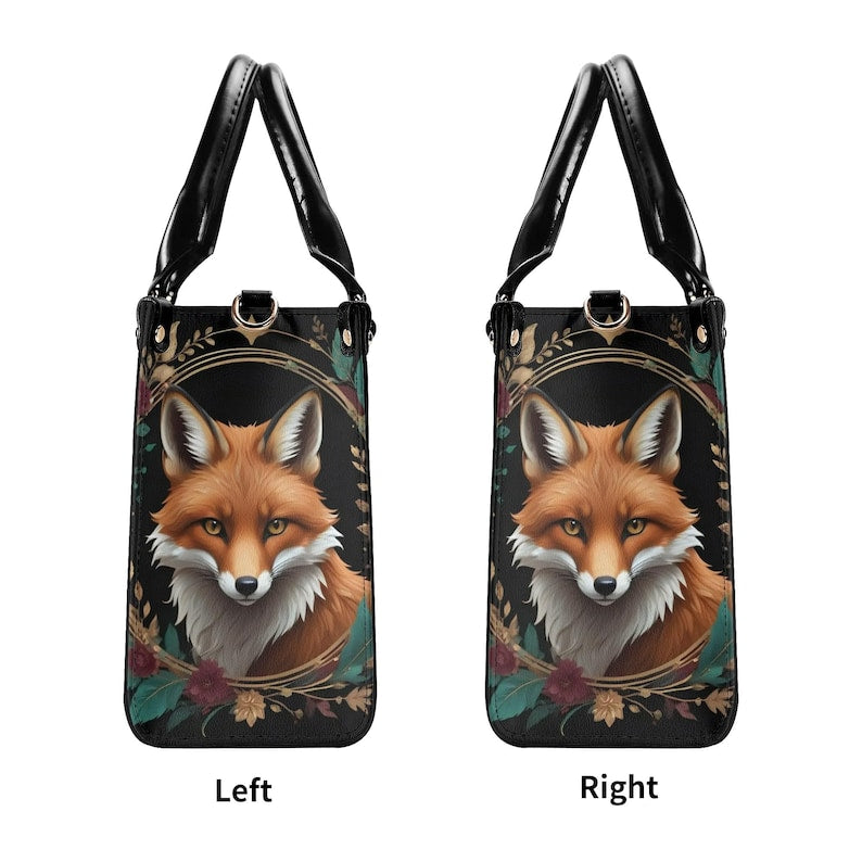 Emerald Blossoms - Fox Girl Bag Cute Crossbody Purse Shoulder Bag