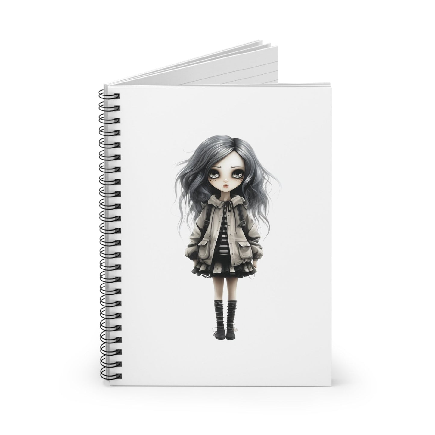 Gothic Teenager Notebook 118 Pages Item Most Popular Item Trending Gifts Supplies s Notebook Journal