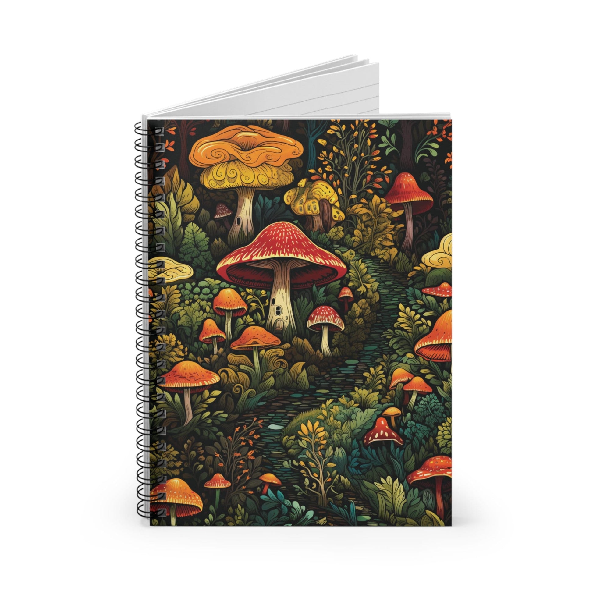 Elegant Mushroom Journal Notebook: 6x8 Ruled Line Paper - Perfect Gift Idea for Her. Bestseller on Etsy with Stylish Design Most Popular