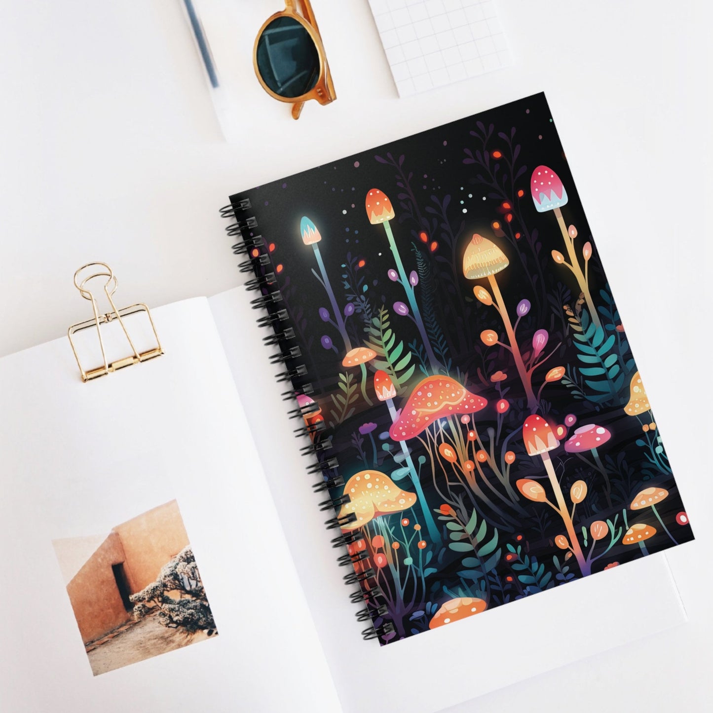 Elegant Mushroom Journal: Trending 6x8 Notebook with Ruled Lines - Perfect Gift for Her! Stylish Design - on #MushroomTrend