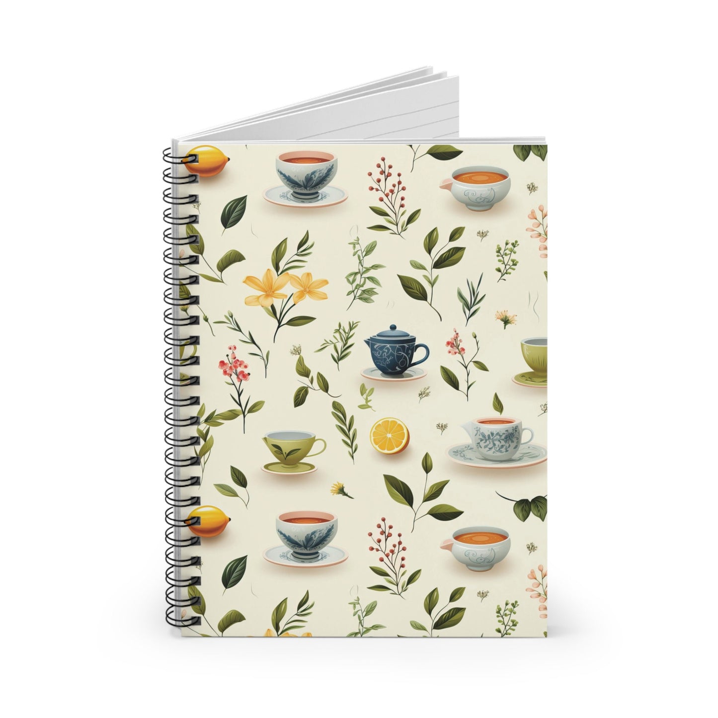 Stylish Tea Lover Journal: 6x8 Notebook with Ruled Lines - Perfect Gift! Trending a for Her! #TeaLovers #GiftIdeas