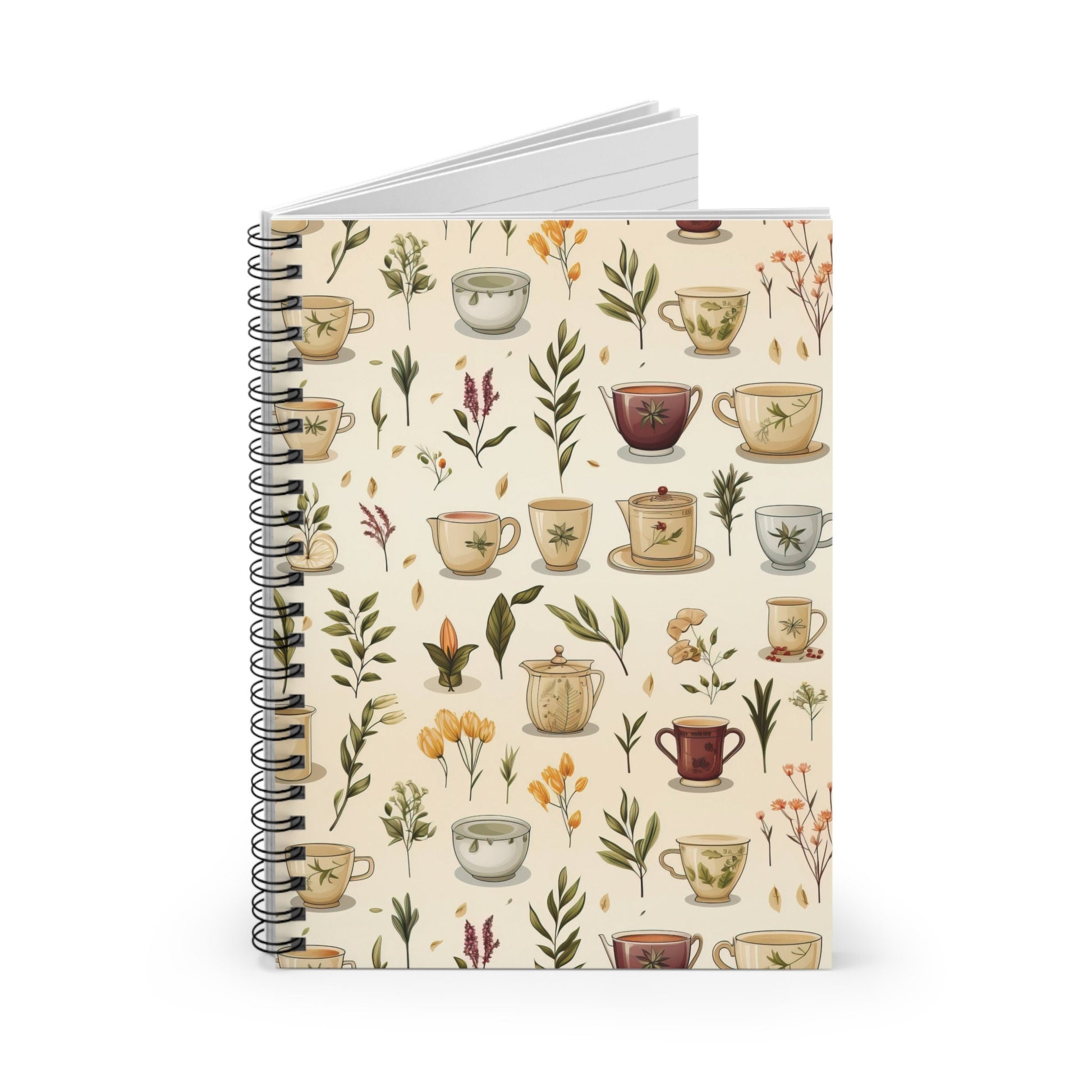 Stylish Tea Lover Journal: 6x8 Notebook with Ruled Lines - Perfect Gift! Trending a for Her! #TeaLovers #GiftIdeas