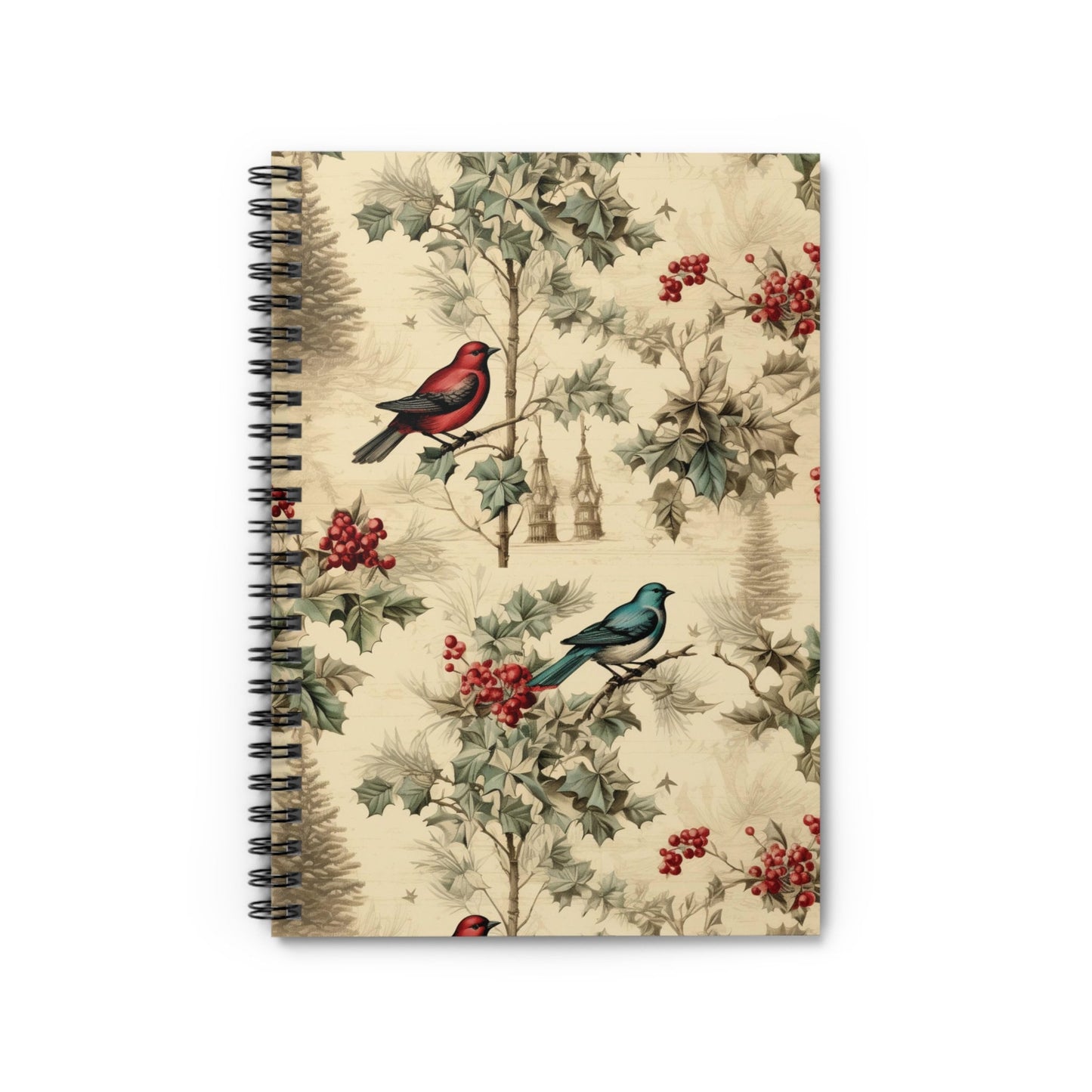 Vintage Christmas Journal: 6x8 Notebook with Ruled Lines - Perfect Gift! Trending a #Christmas #GiftIdeas Most Popular