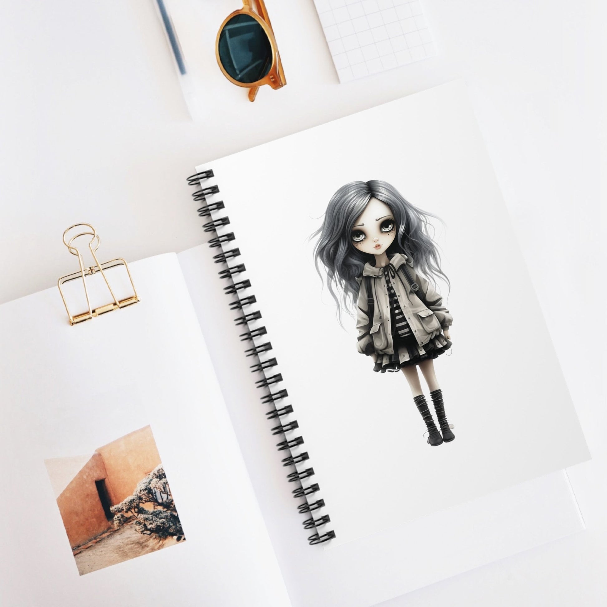 Gothic Teenager Notebook 118 Pages Item Most Popular Item Trending Gifts Supplies s Notebook Journal