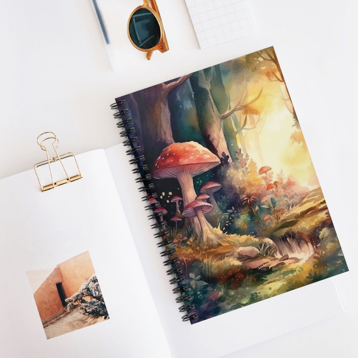 Elegant Mushroom Journal: Trending 6x8 Notebook with Ruled Lines - Perfect Gift for Her! Stylish Design - on #MushroomTrend