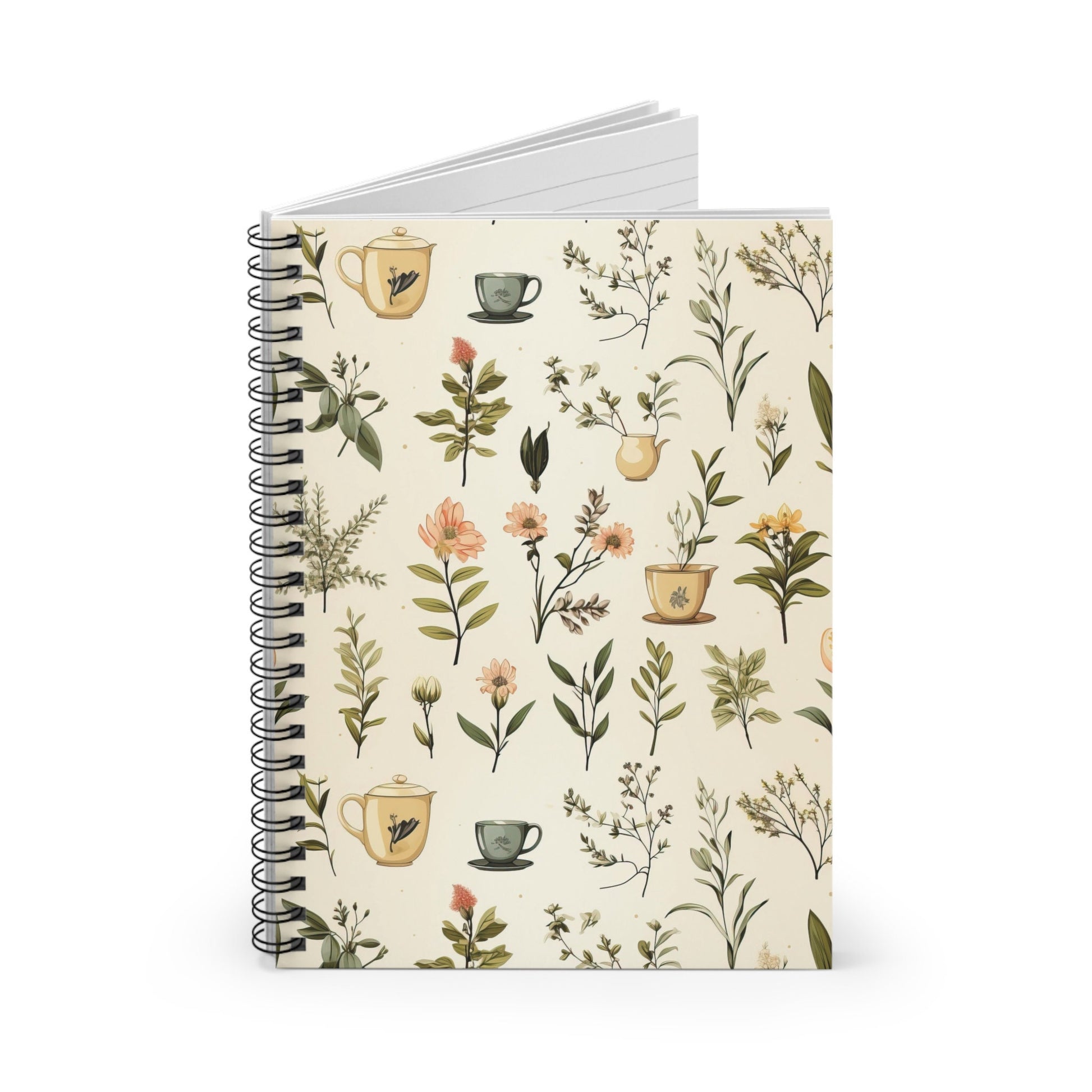 Stylish Tea Lover Journal: 6x8 Notebook with Ruled Lines - Perfect Gift! Trending a for Her! #TeaLovers #GiftIdeas