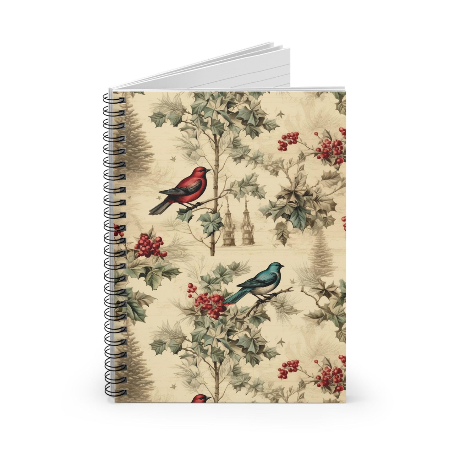 Vintage Christmas Journal: 6x8 Notebook with Ruled Lines - Perfect Gift! Trending a #Christmas #GiftIdeas Most Popular