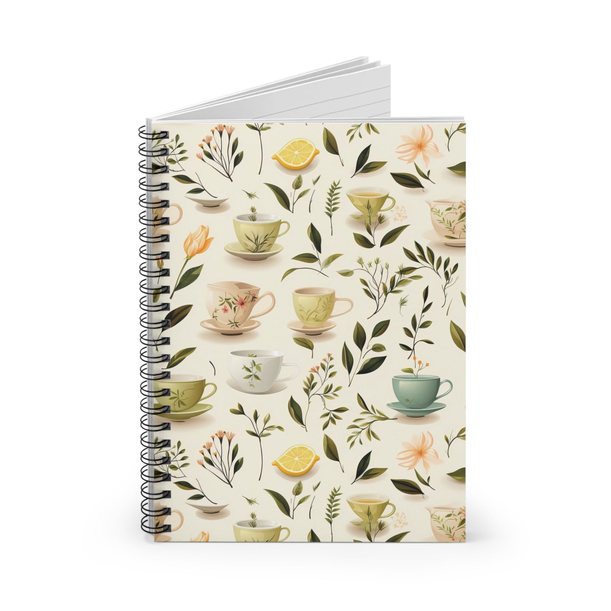 Stylish Tea Lover Journal: 6x8 Notebook with Ruled Lines - Perfect Gift! Trending a for Her! #TeaLovers #GiftIdeas