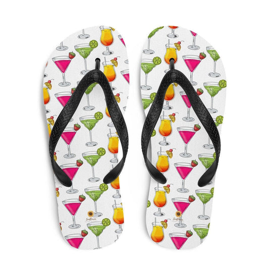 Emerald  Blossoms - Martinis Flip-Flops