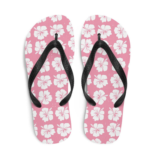 Emerald  Blossoms - Hawaiian Flowers Flip-Flops