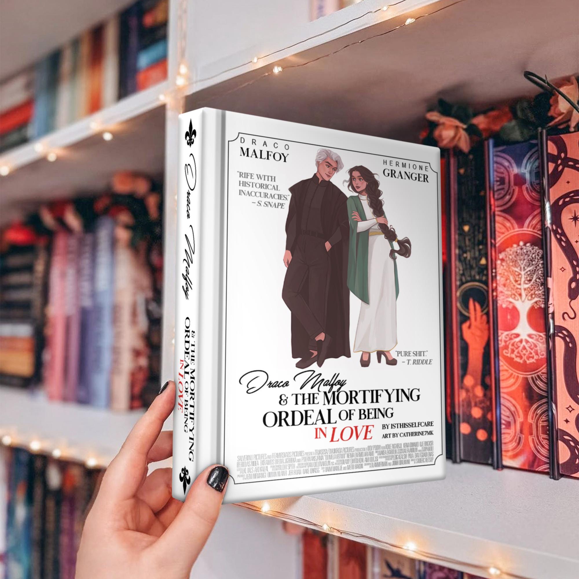 Draco and the Mortifying Ordeal of Being in Love-Fanfic Bookbinding, Hardcover Book