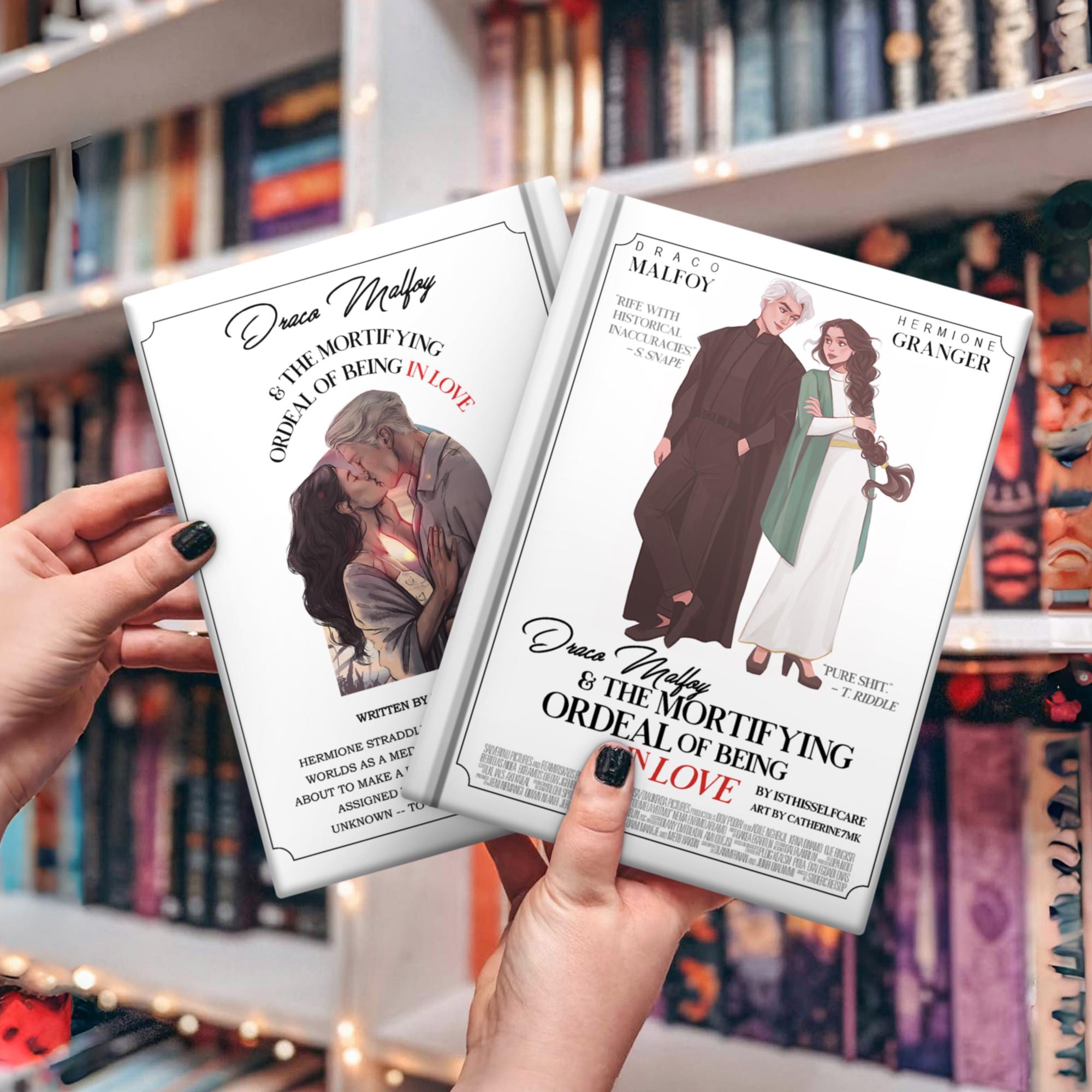 Draco and the Mortifying Ordeal of Being in Love-Fanfic Bookbinding, Hardcover Book