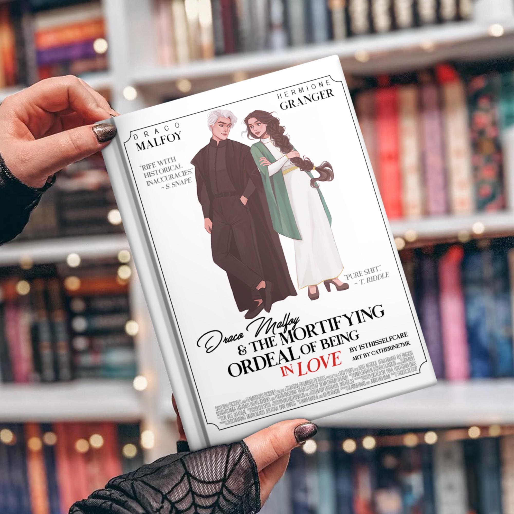 Draco and the Mortifying Ordeal of Being in Love-Fanfic Bookbinding, Hardcover Book
