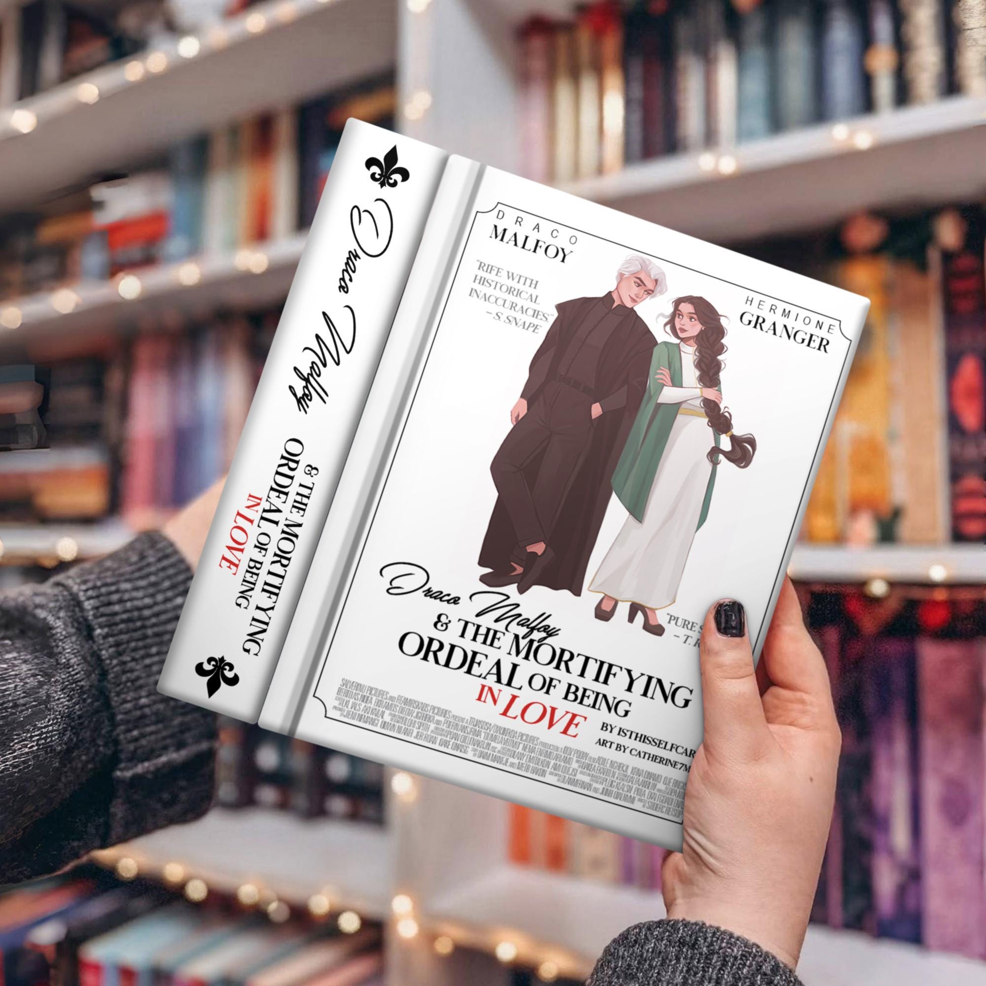 Draco and the Mortifying Ordeal of Being in Love-Fanfic Bookbinding, Hardcover Book