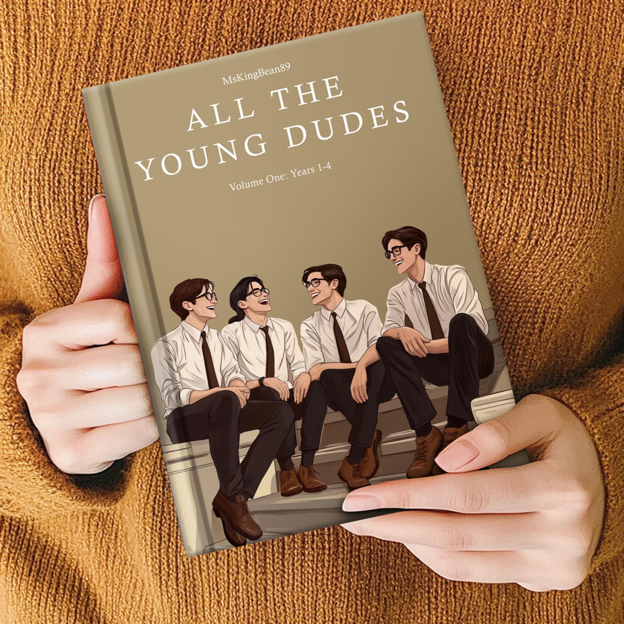 All The Young Dudes, Hardcover Book, 3 - Book Complete Series, Written by MsKingBean89