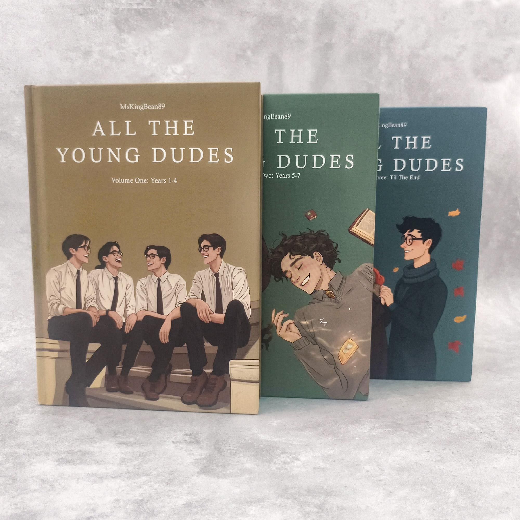 All The Young Dudes, Hardcover Book, 3 - Book Complete Series, Written by MsKingBean89
