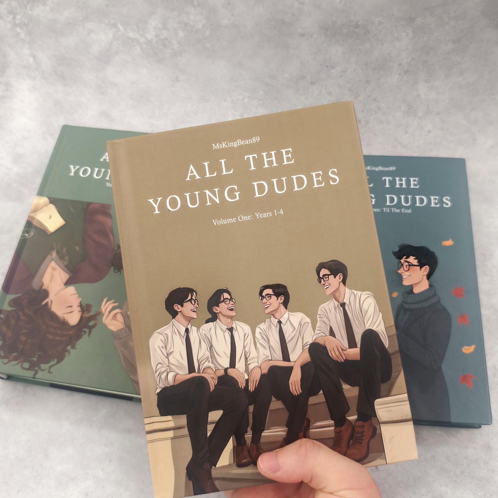 All The Young Dudes, Hardcover Book, 3 - Book Complete Series, Written by MsKingBean89