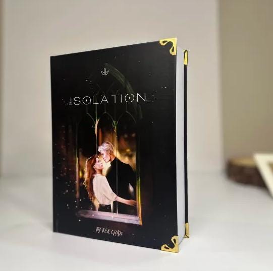 Isolation hardcover book Slow Burn Enemies to Lovers Romance