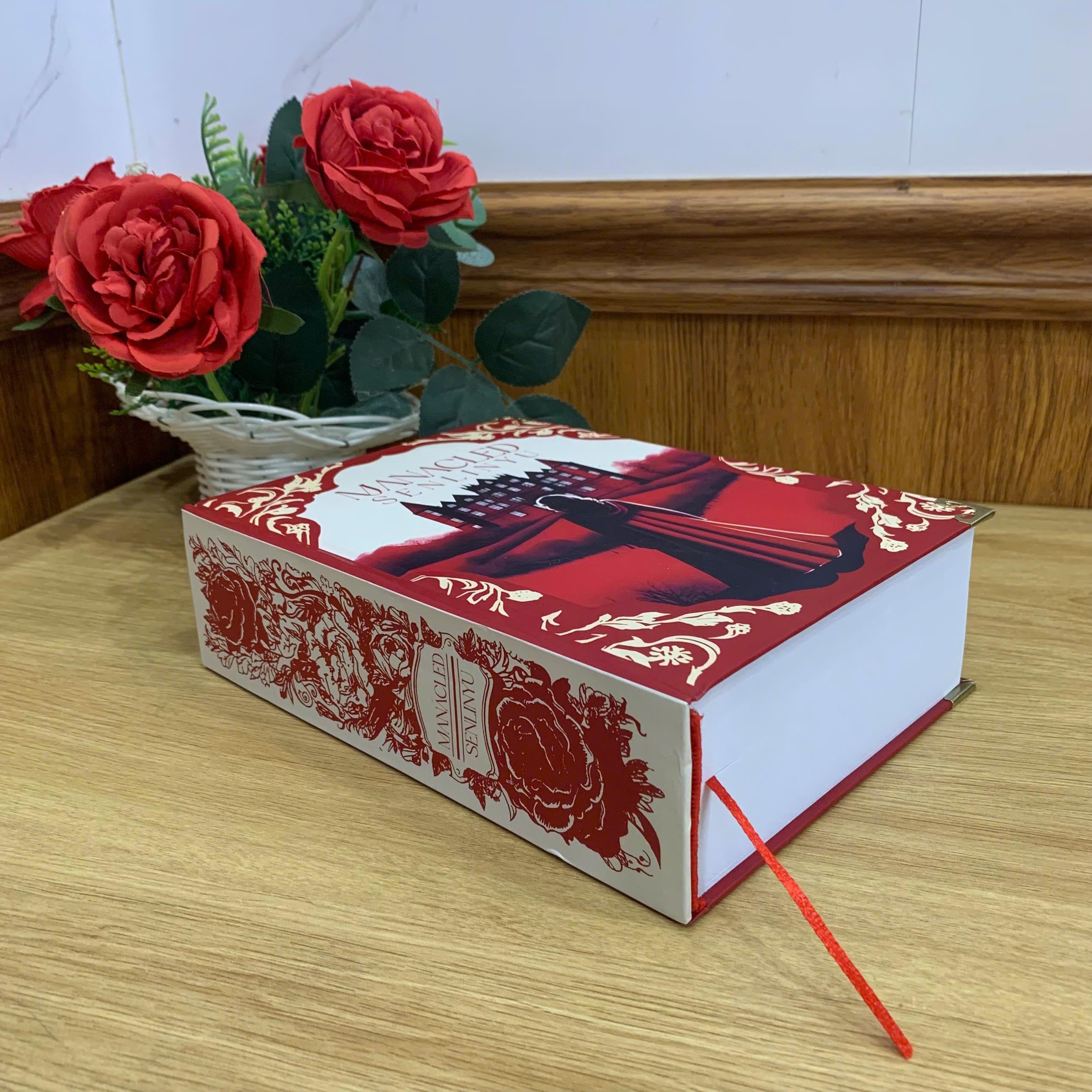 Manacled Hardcover Book: Illustrated Romantic Dramione Fanfiction, Red Cover Art