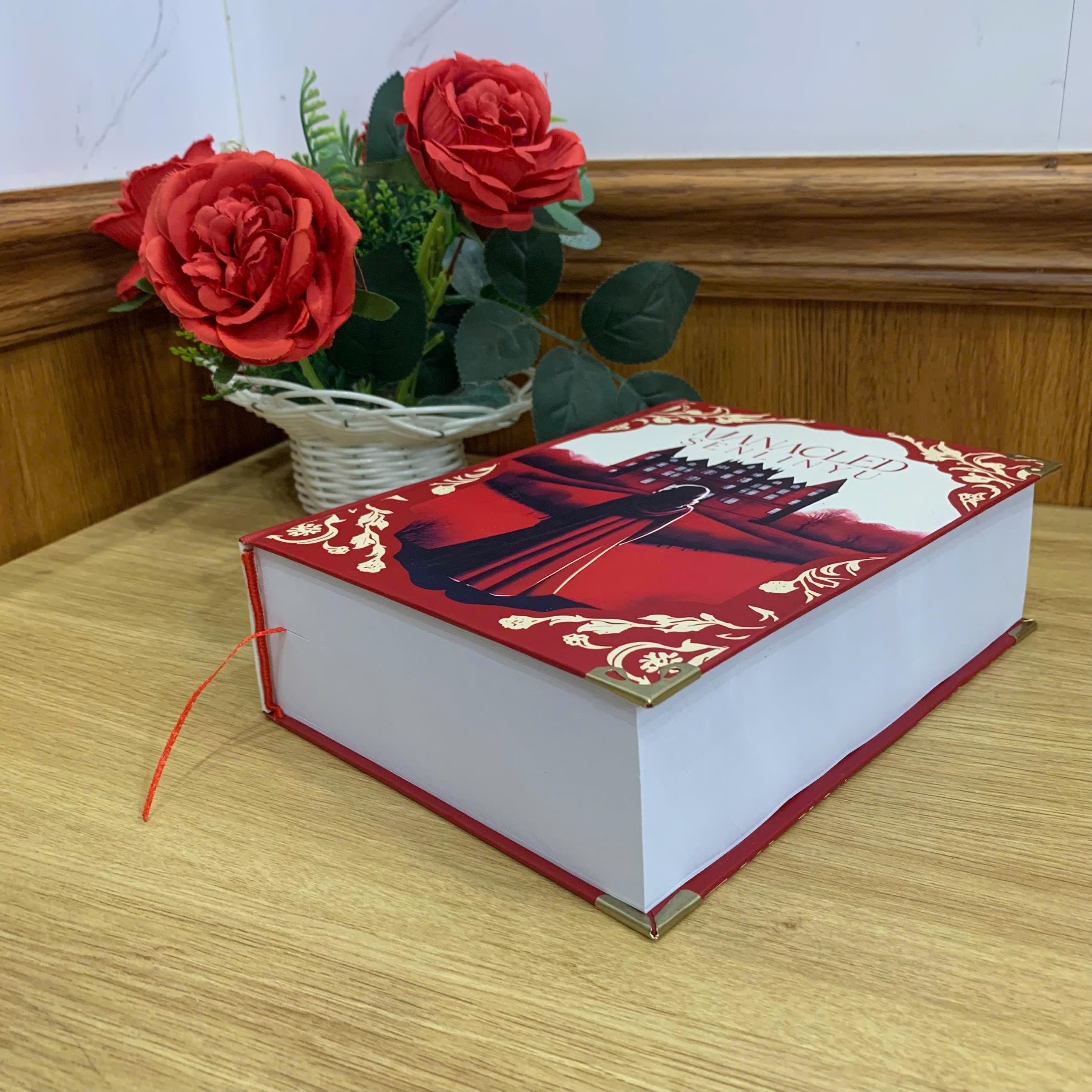 Manacled Hardcover Book: Illustrated Romantic Dramione Fanfiction, Red Cover Art