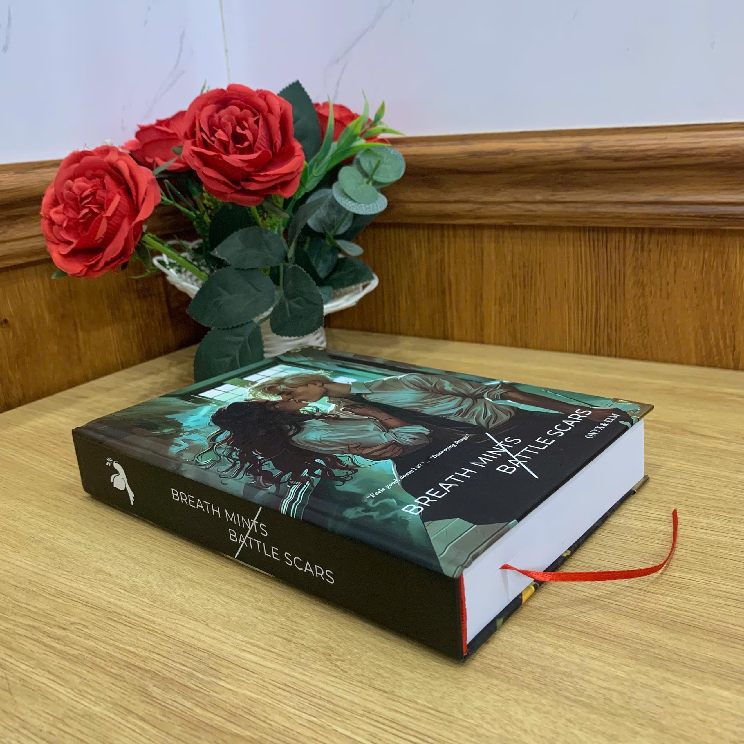 Breath Mints / Battle Scars Hardcover Book: Illustrated Romantic Dramione Fanfiction, Fantasy Cover Art