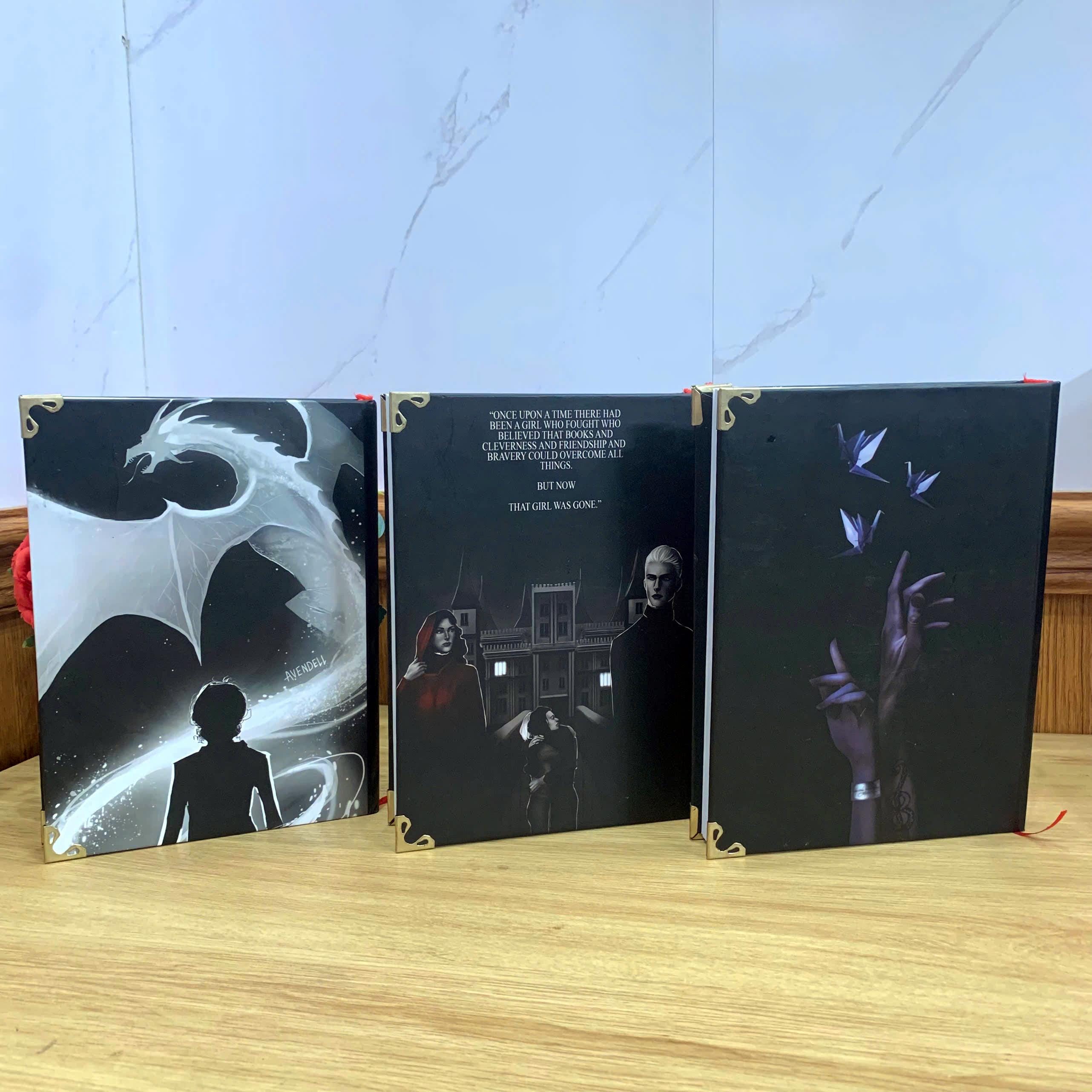 MANACLED with 3-Volume Set: Hardcover Collection, Illustrated Romantic Dramione Fanfiction, Dark Cover Art