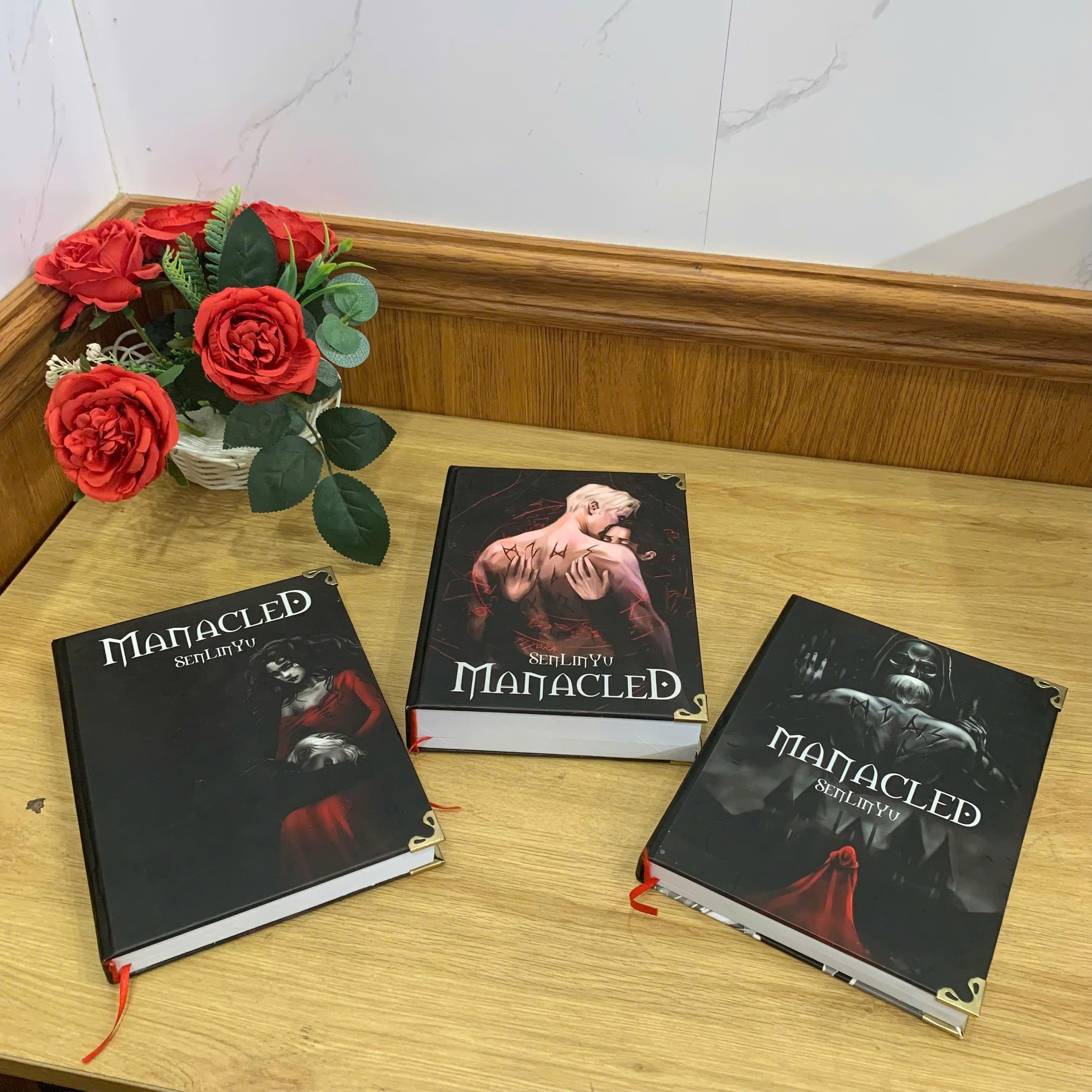 MANACLED with 3-Volume Set: Hardcover Collection, Illustrated Romantic Dramione Fanfiction, Dark Cover Art