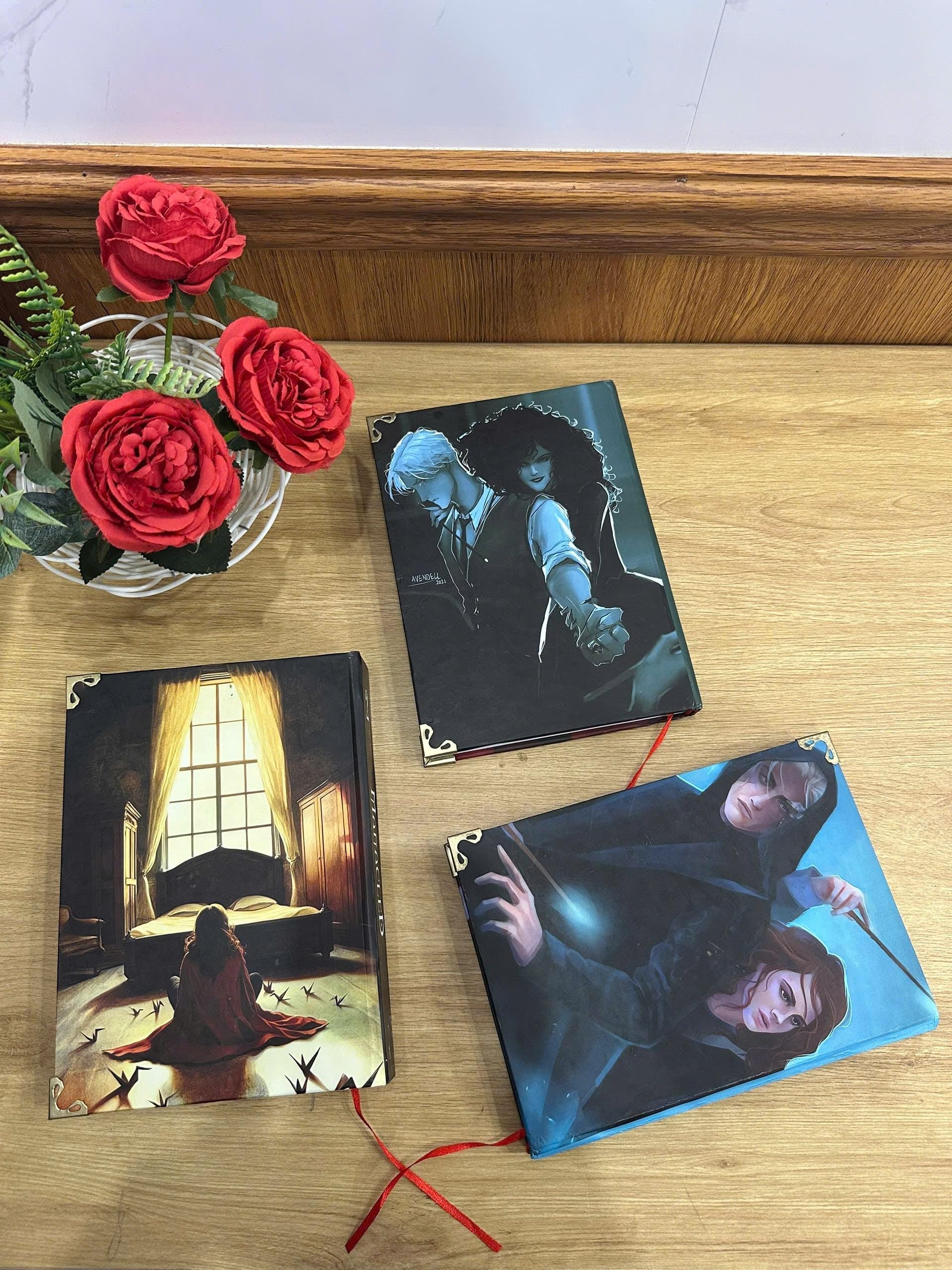 MANACLED with 3-Volume Set: Hardcover Collection, Illustrated Romantic Dramione Fanfiction, VibrantColor Cover Art