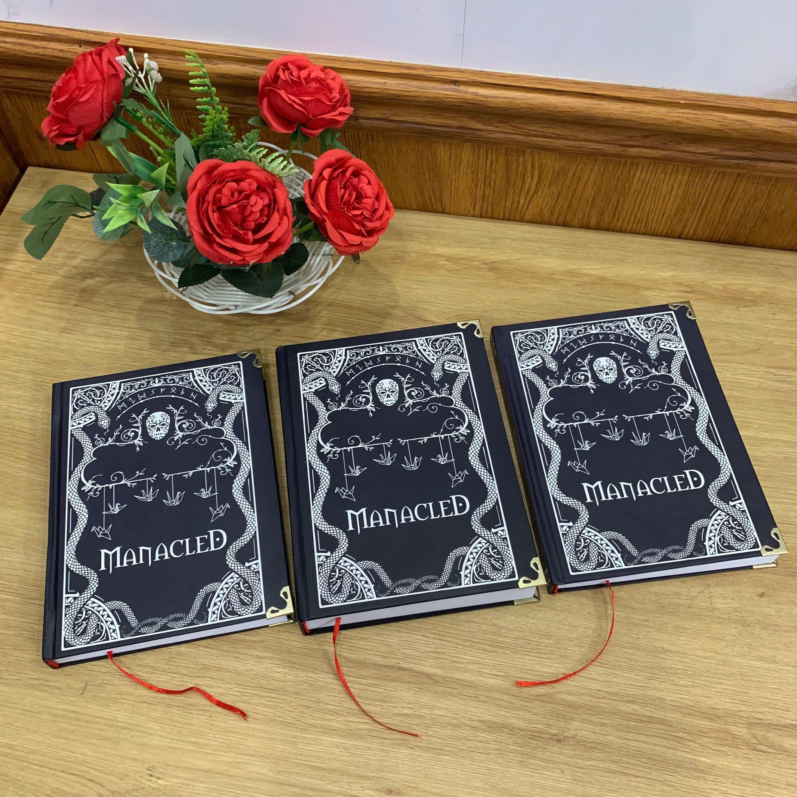 MANACLED with 3-Volume Set: Hardcover Collection, Illustrated Romantic Dramione Fanfiction, Crane Cover Art