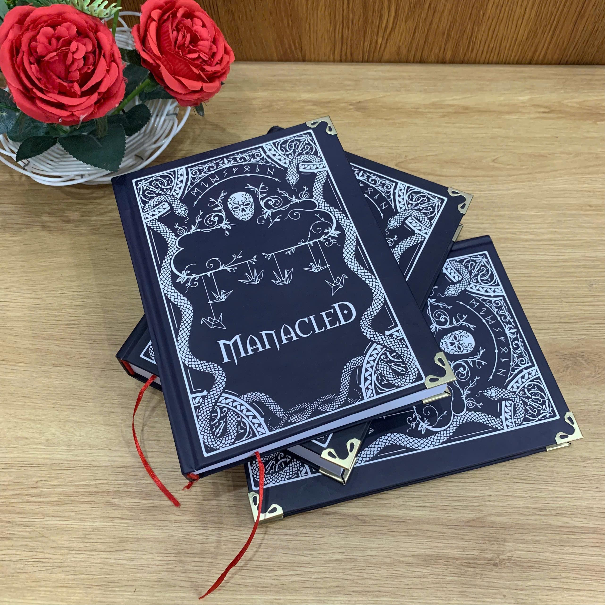 MANACLED with 3-Volume Set: Hardcover Collection, Illustrated Romantic Dramione Fanfiction, Crane Cover Art