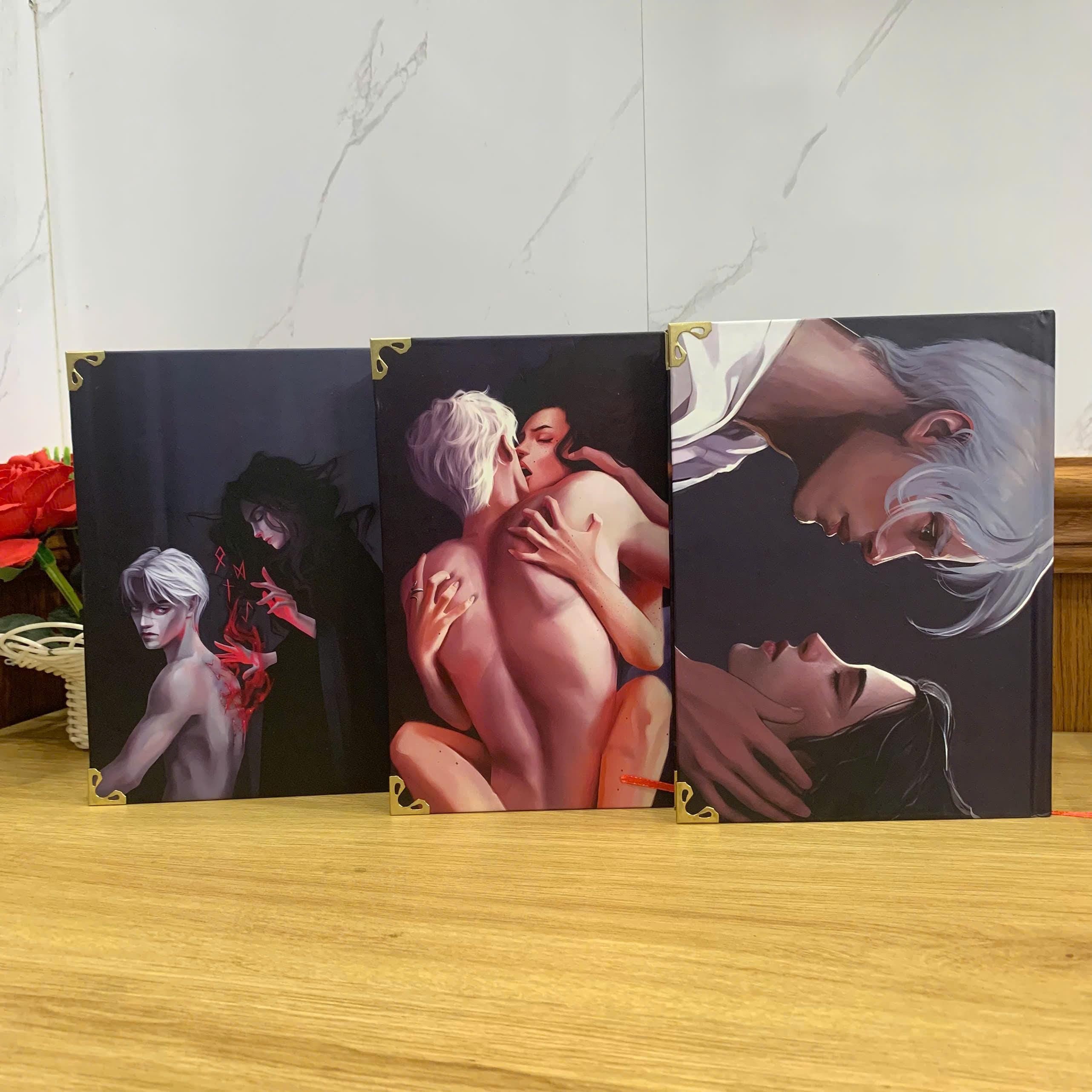 MANACLED with 3-Volume Set: Hardcover Collection, Illustrated Romantic Dramione Fanfiction, Romantic Cover Art