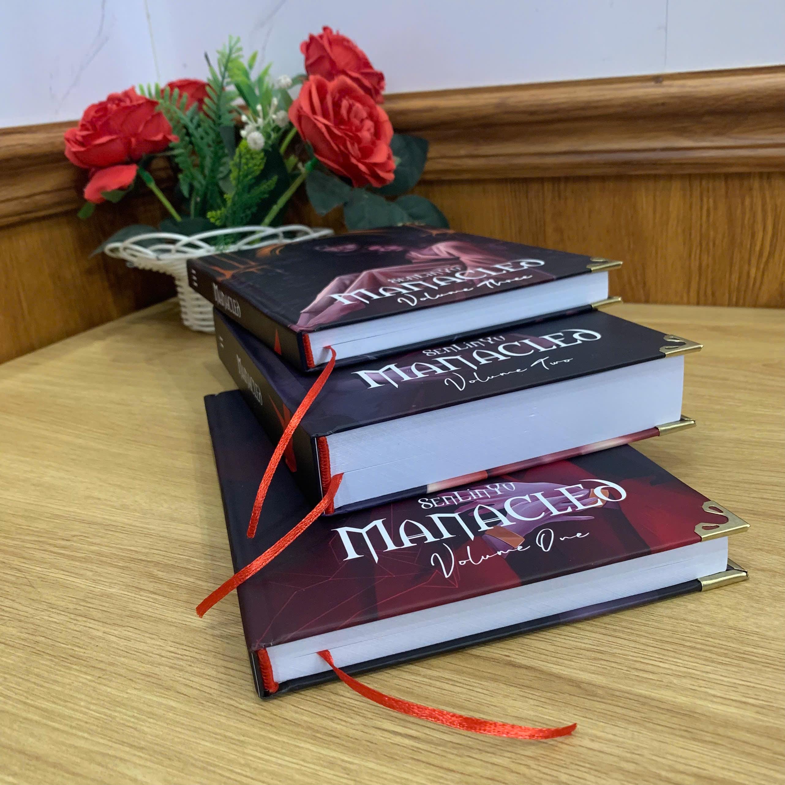 MANACLED with 3-Volume Set: Hardcover Collection, Illustrated Romantic Dramione Fanfiction, Romantic Cover Art