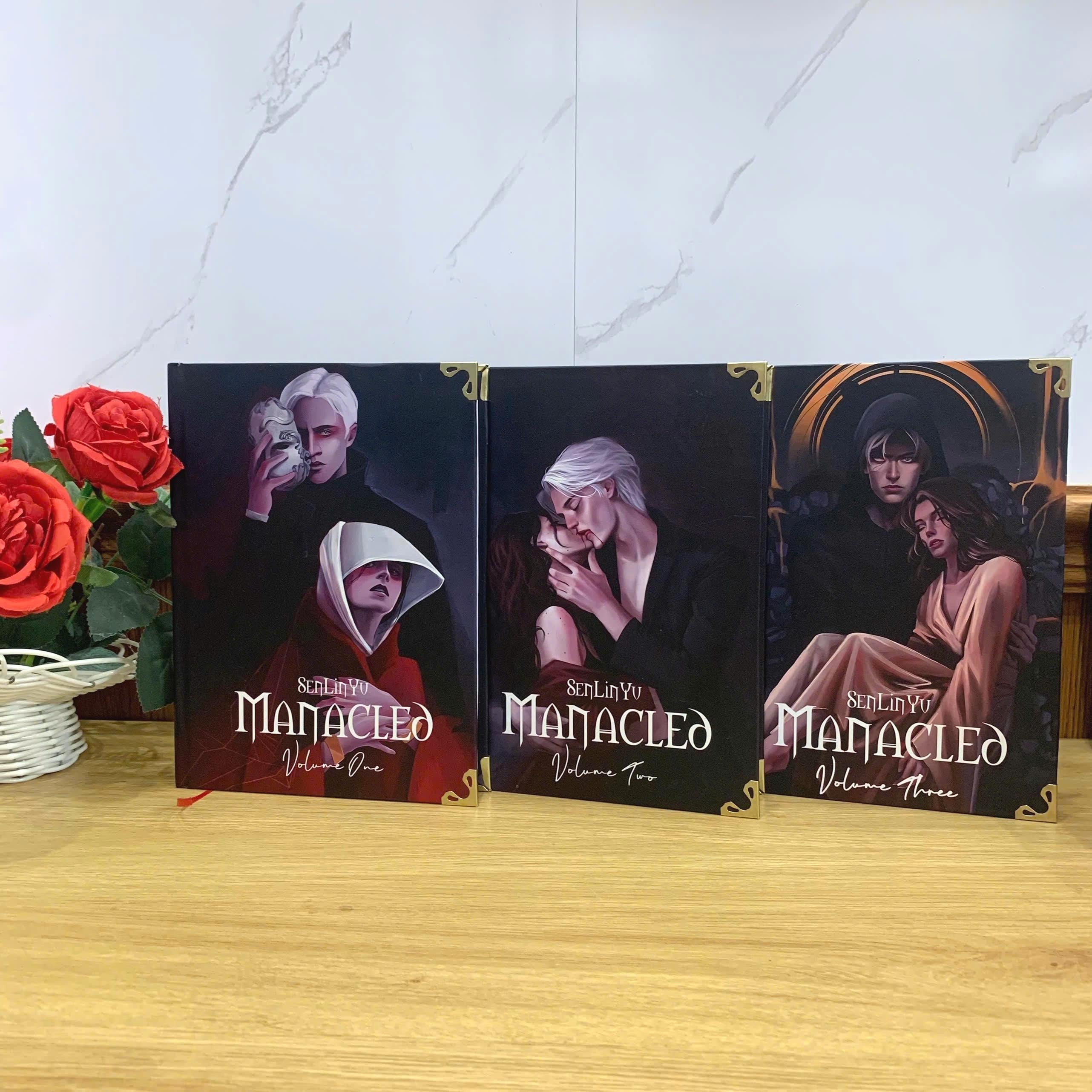 MANACLED with 3-Volume Set: Hardcover Collection, Illustrated Romantic Dramione Fanfiction, Romantic Cover Art
