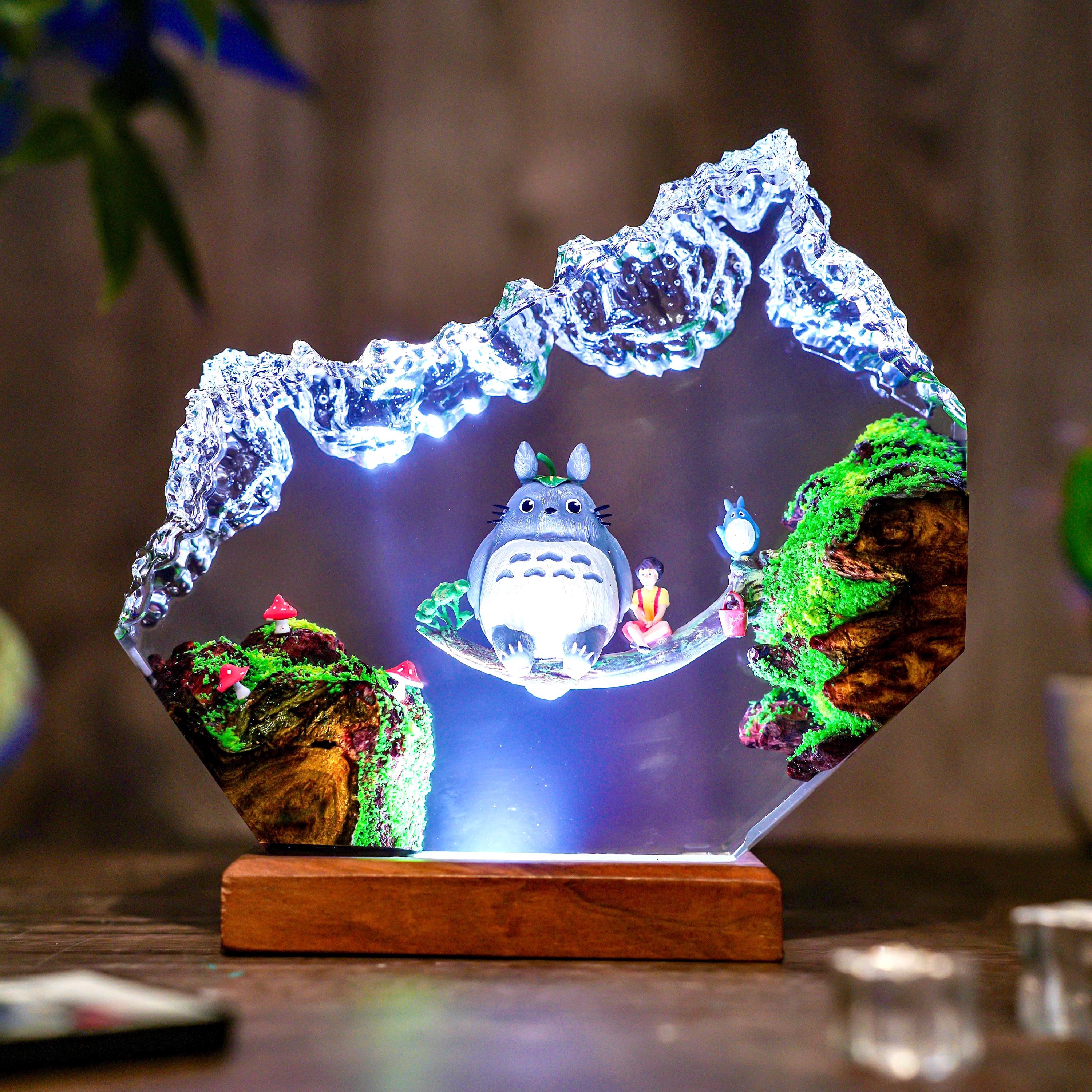 Custom anime lamp, famous anime Resin Lamp, handmade Night Light, Housewarming gift, Japan hot anime, Christmas gift, halloween gift