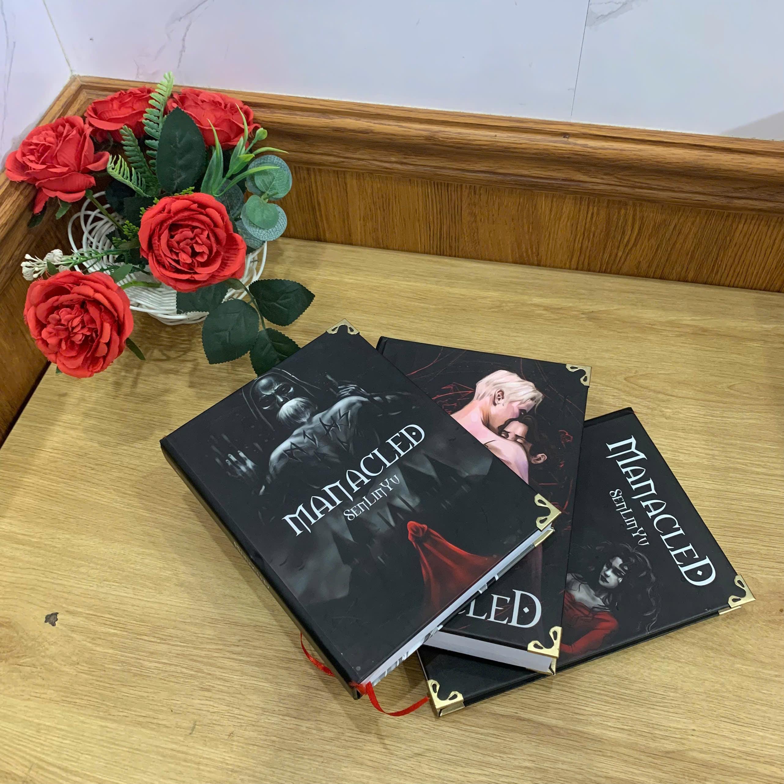 MANACLED with 3-Volume Set: Hardcover Collection, Illustrated Romantic Dramione Fanfiction, Dark Cover Art