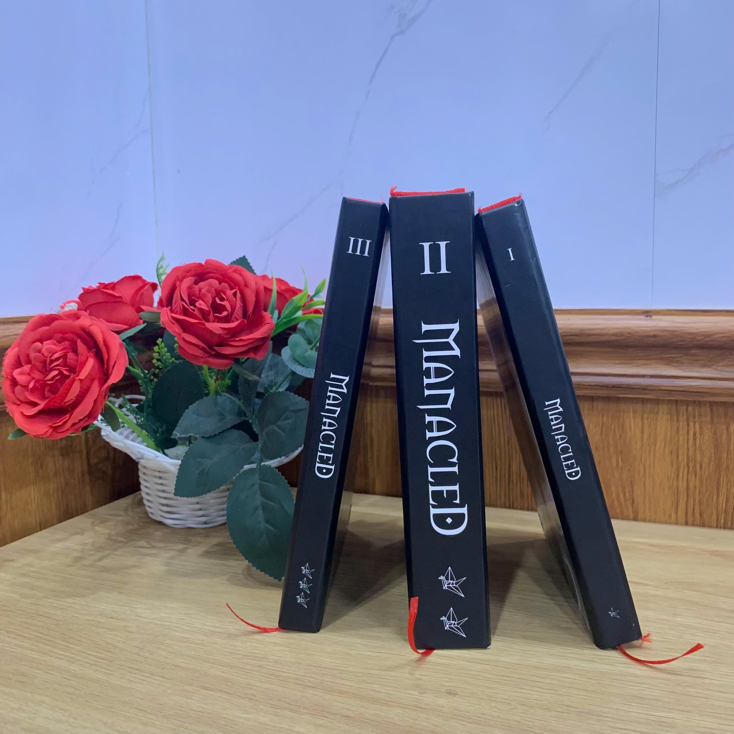 MANACLED with 3-Volume Set: Hardcover Collection, Illustrated Romantic Dramione Fanfiction, Dark Cover Art