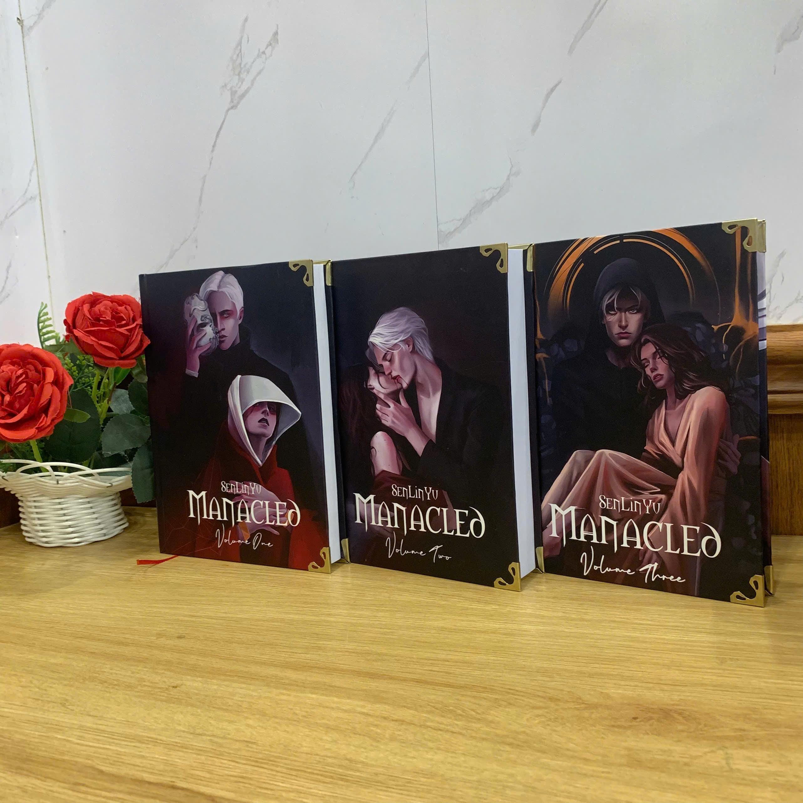 MANACLED with 3-Volume Set: Hardcover Collection, Illustrated Romantic Dramione Fanfiction, Romantic Cover Art