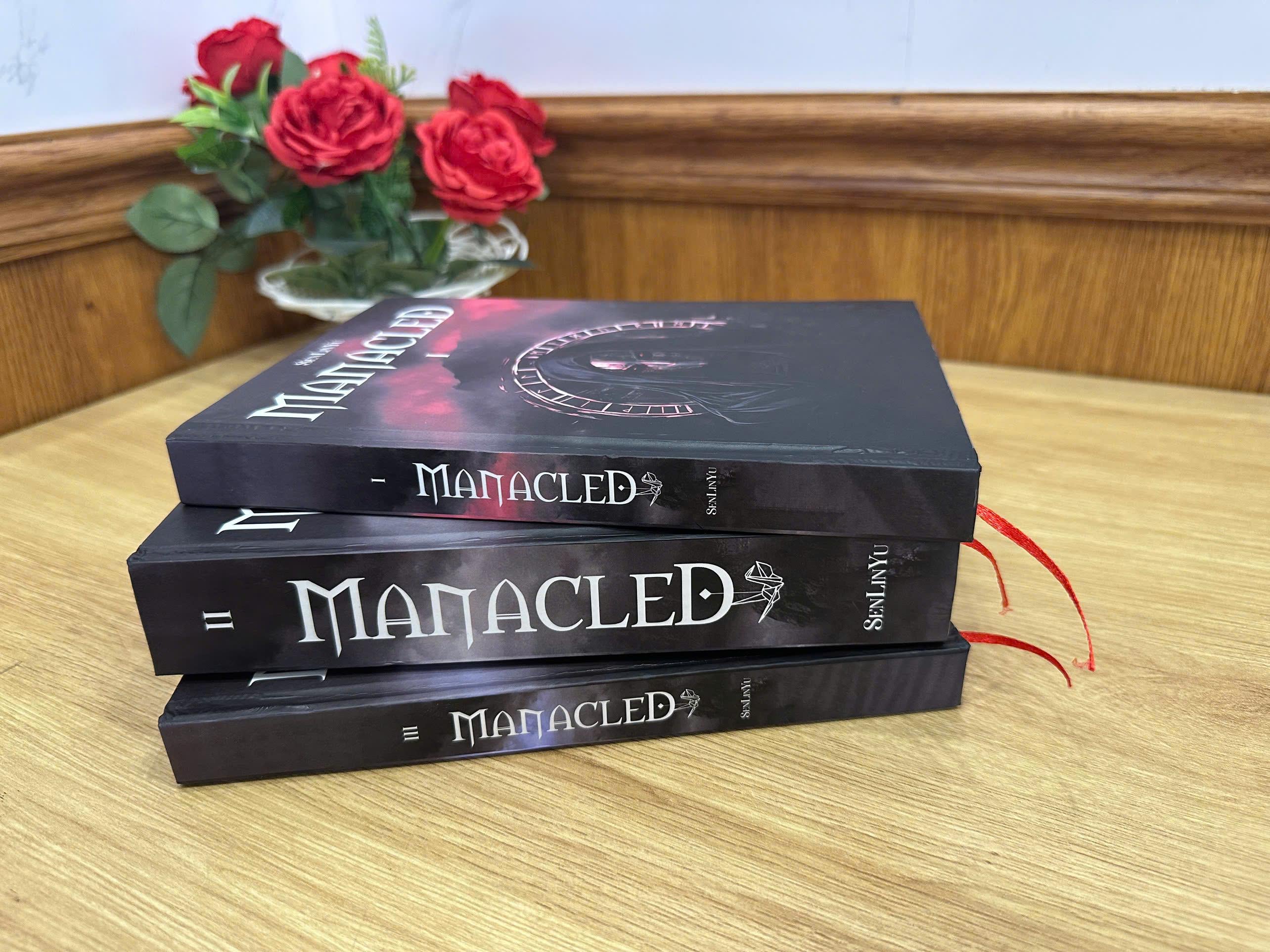MANACLED with 3-Volume: in BOX-SET Hardcover Collection, Illustrated Romantic Dramione Fanfiction, Ghost Cover Art