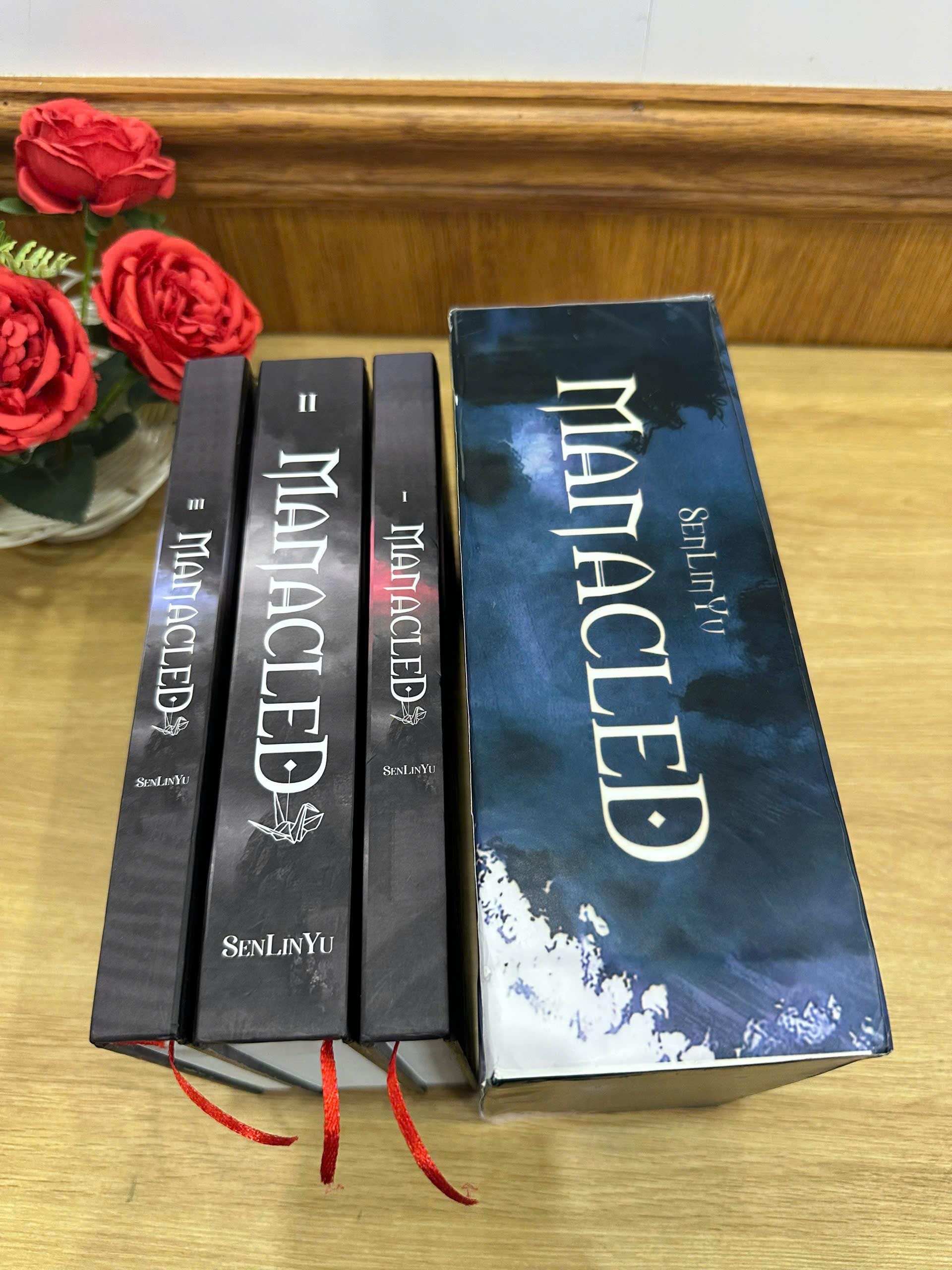 MANACLED with 3-Volume: in BOX-SET Hardcover Collection, Illustrated Romantic Dramione Fanfiction, Ghost Cover Art