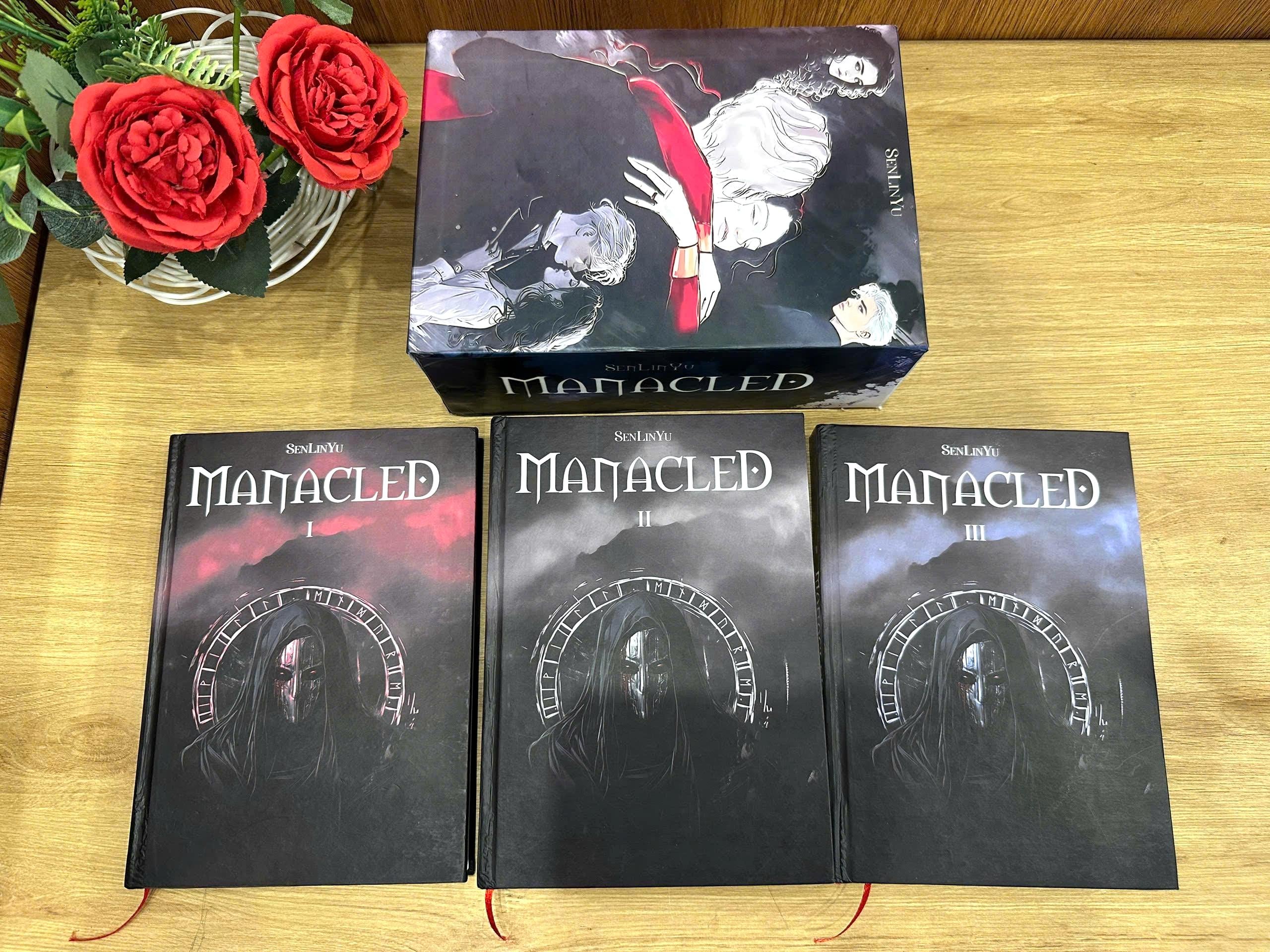 MANACLED with 3-Volume: in BOX-SET Hardcover Collection, Illustrated Romantic Dramione Fanfiction, Ghost Cover Art